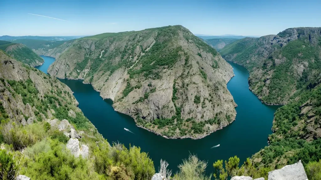 Sil River Canyon from the Vilouxe viewpoint