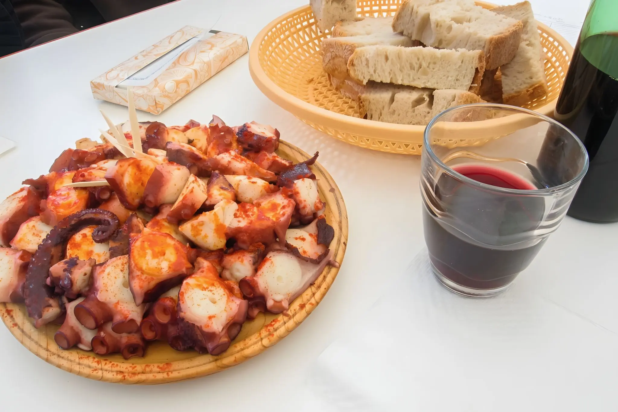 Pulpo á feira: nada local, nada mejor
